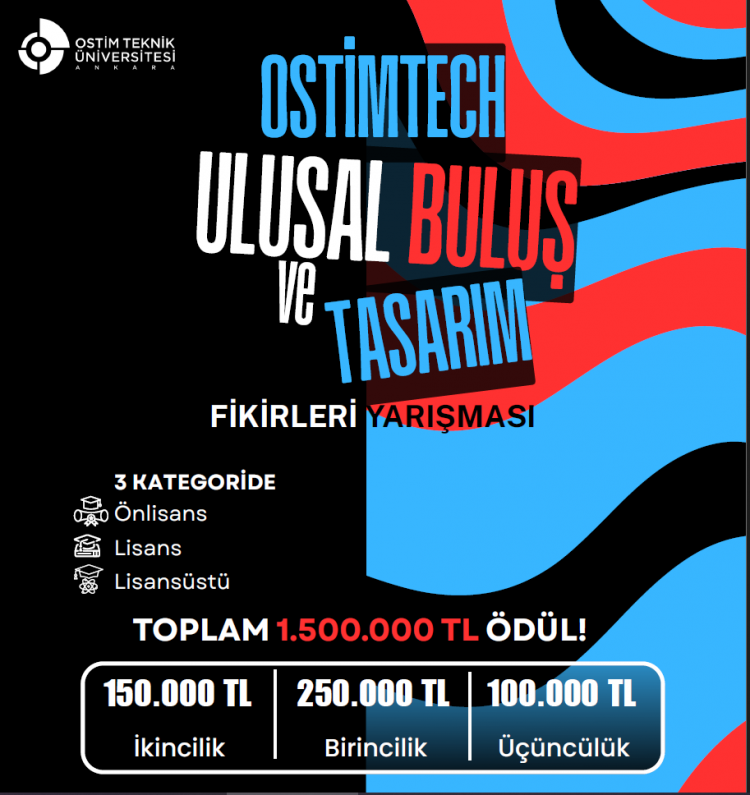 OSTİMTech Ulusal Buluş ve Tasarım Fikirleri Yarışması